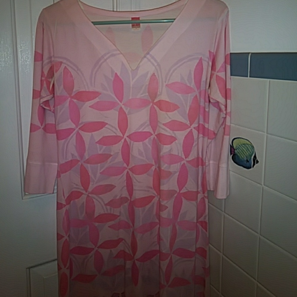 Before and again 3/4 sleeve dress